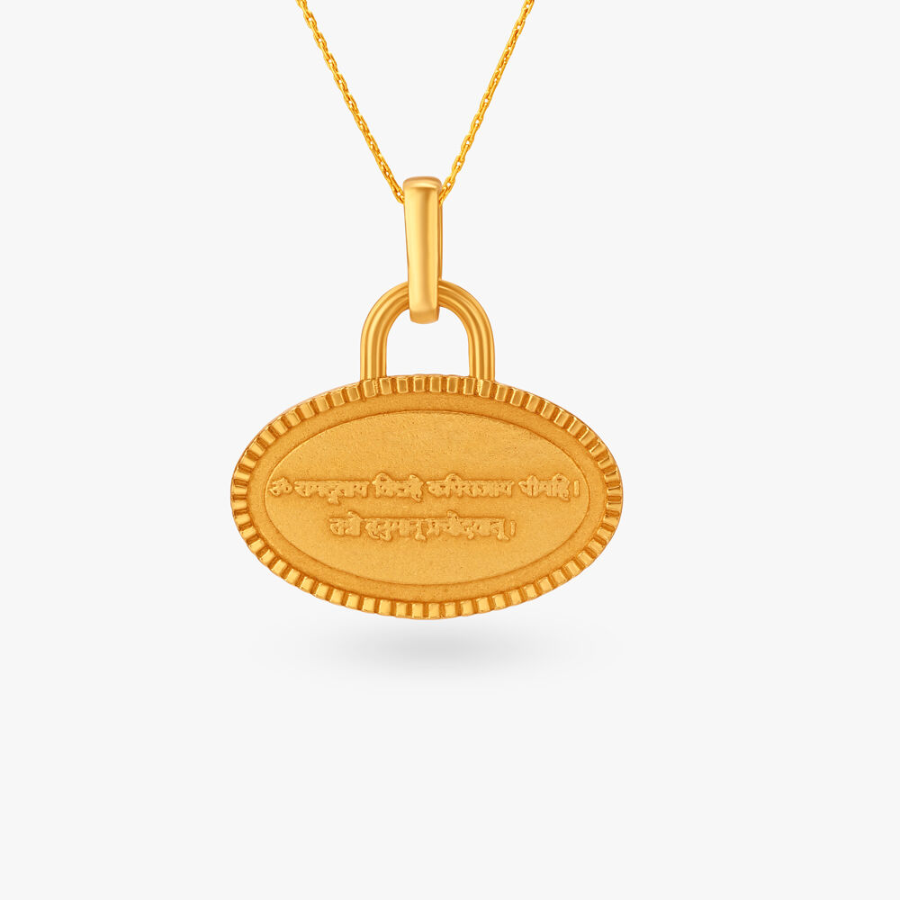 Gold hanuman sales pendant tanishq