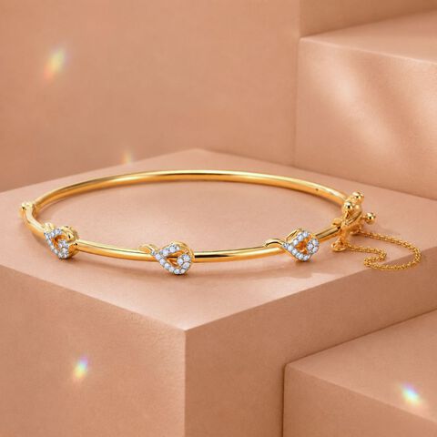 Sparkling Whispers Diamond Bangle