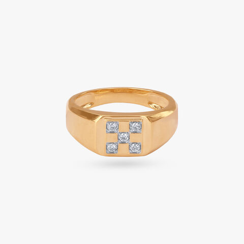 Cross Shine Diamond Ring for Men