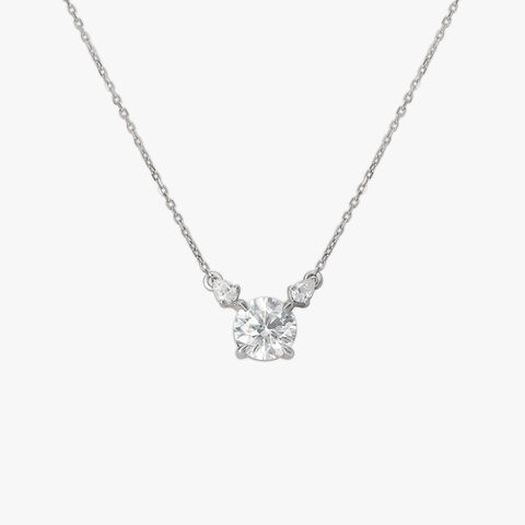 Beacon of Light Celeste Solitaire Pendant with Chain
