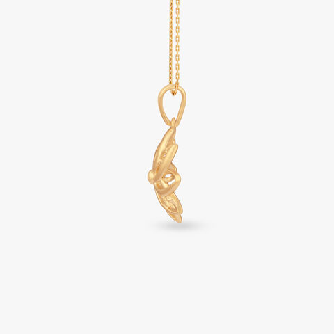 Blooming Glow Gold Pendant