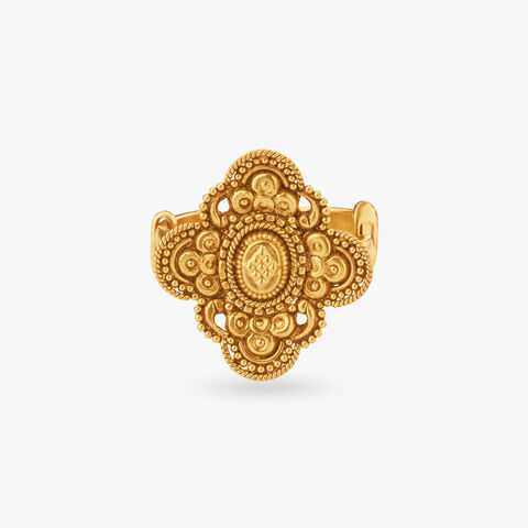 Floral Heritage Gold Ring alternate view 1