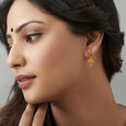 Delicate Leaf Jhumkas,,hi-res image number null