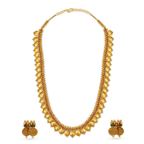Stately Gold Necklace Set