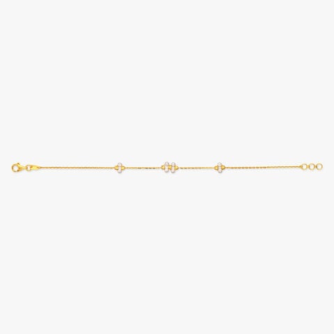 Petite Cluster Gold Bracelet