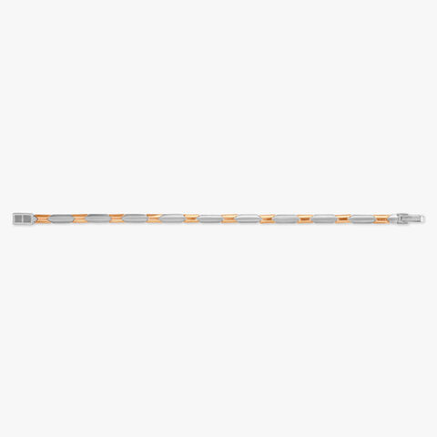 Sleek Fusion Platinum Bracelet for Men