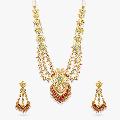 Shringar Leela Gold Necklace set