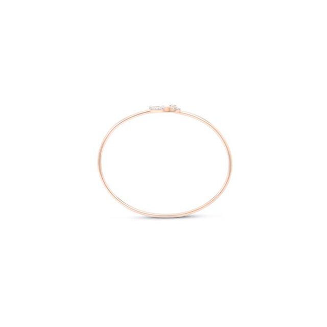 14 KT Rose Gold Lovely Diamond Bangle,,hi-res image number null