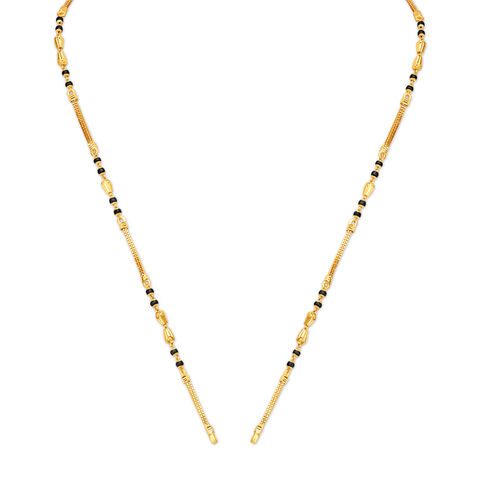 Traditional Mangalsutra with Black Beads