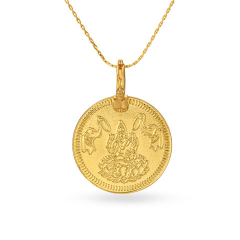 Temple Gold Thali Pendant
