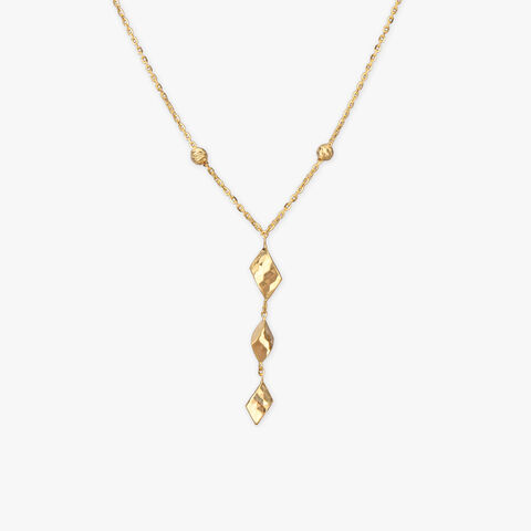 Sculpted Shine Gold Necklace