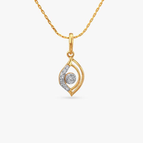 Eclipse Radiance Diamond Pendant