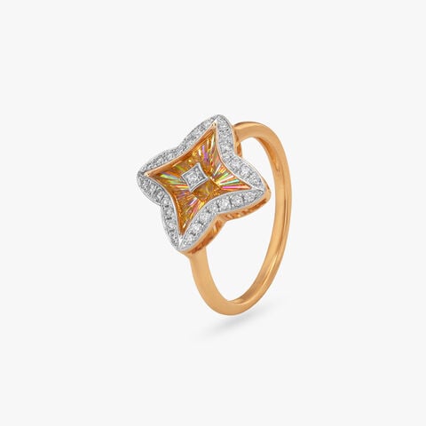 Aurora Petal Diamond Ring alternate view 1