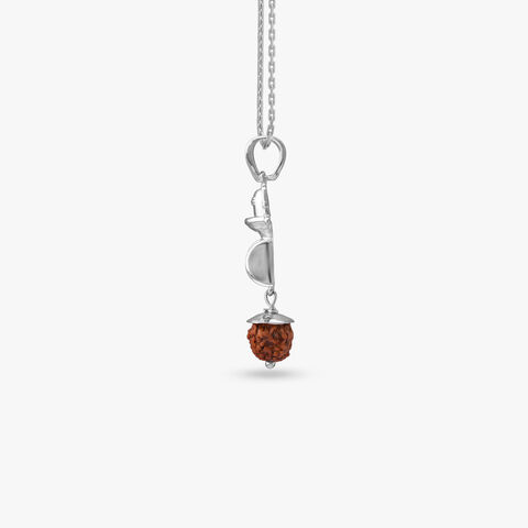 Shiva Rudraksha Silver Pendant
