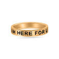 Mamma Mia 14 KT Yellow Gold Here For U  Ring,,hi-res image number null