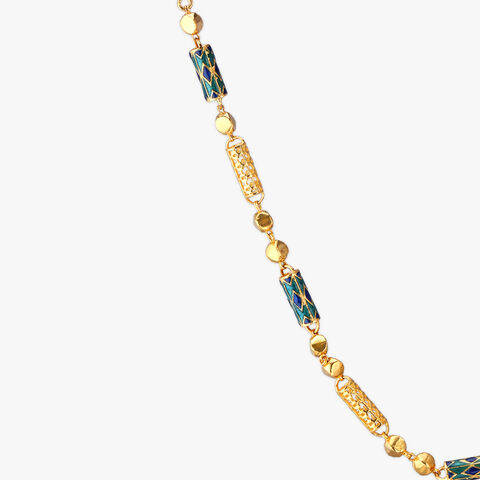Enamel Harmony Gold Chain