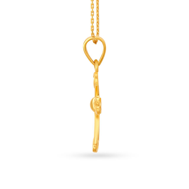 Gracious 22 Karat Gold Holy Cross Pendant,,hi-res image number null