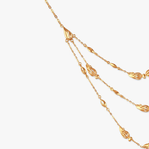 Twisted Charm Gold Chain