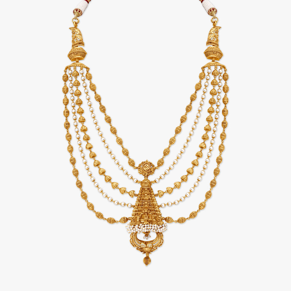 Gold necklace designs in 25 grams with price tanishq hot sale