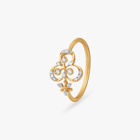 Orbit Blossom Diamond Ring