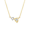 14KT Yellow Gold Apple Of My Eye Diamond Pendant With Chain,,hi-res image number null