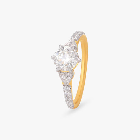Guiding Star Solitaire Ring