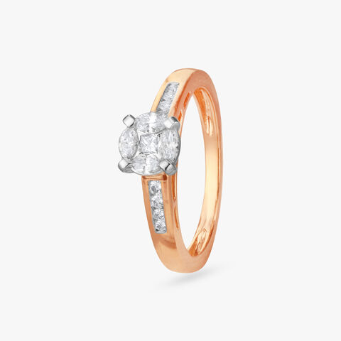 Glow Cluster Diamond Ring