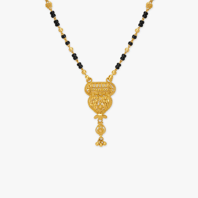 Gorgeous Rawa-work Mangalsutra,,hi-res image number null