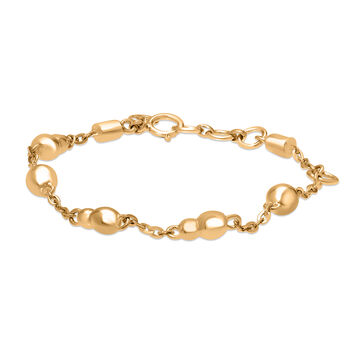 Mamma Mia 14 KT Yellow Gold Adorable Dainty Bracelet for Kids