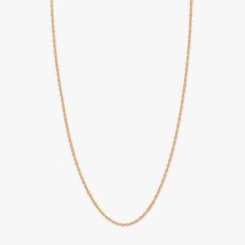 Spiralled Grace Gold Chain
