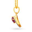 Mariella Diamond and Ruby Pendant Earrings Set,,hi-res image number null