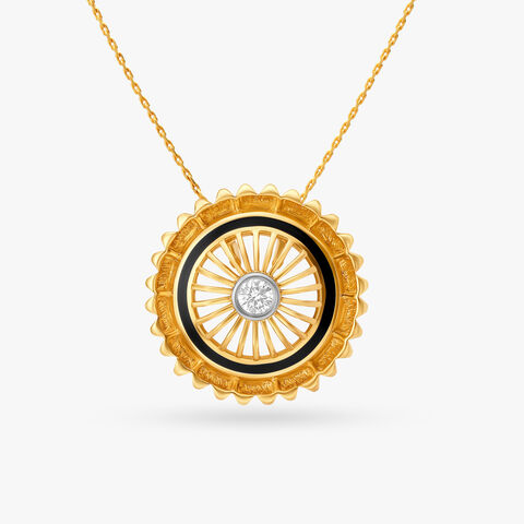 Striking Diamond Pendant