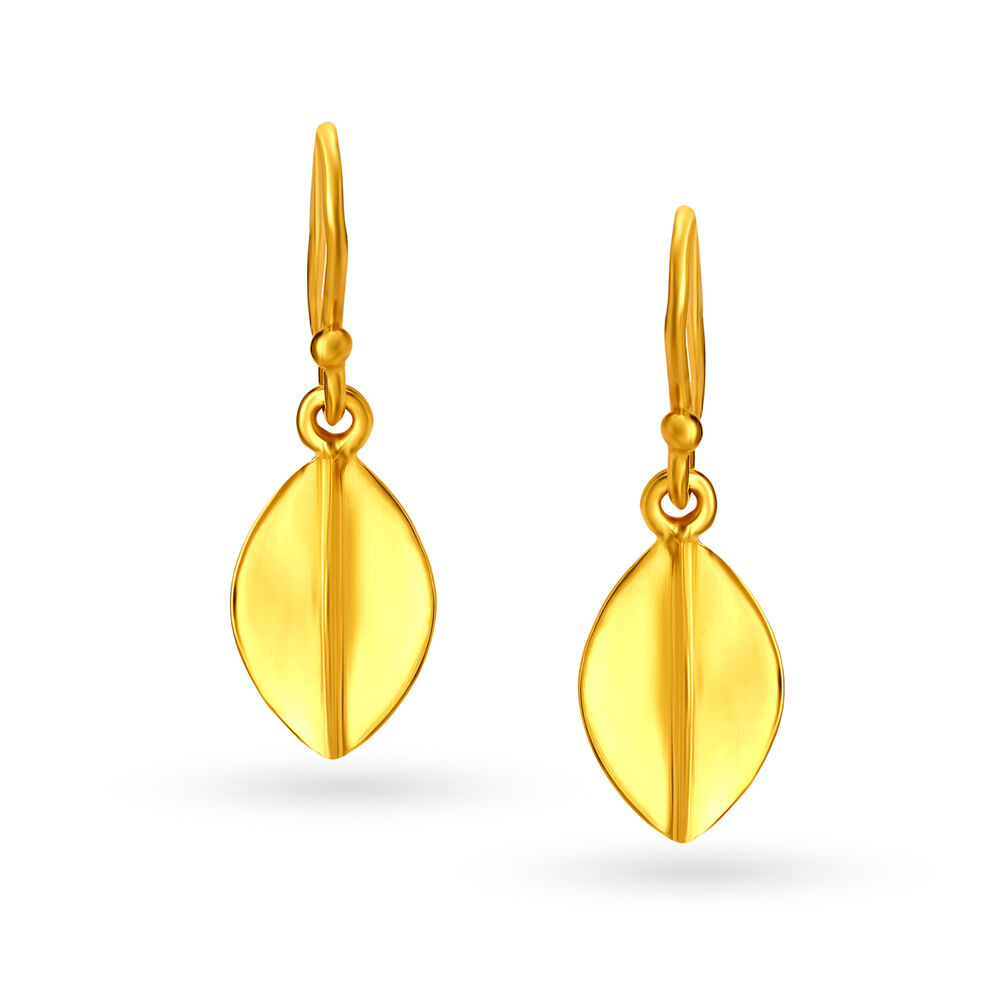 Hook drop earrings deals gold