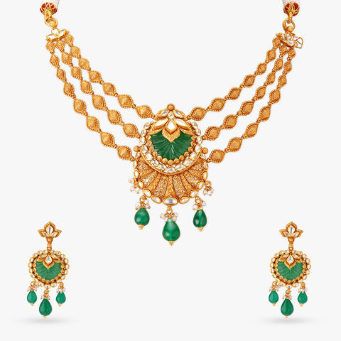 Glittering Layers Necklace Set