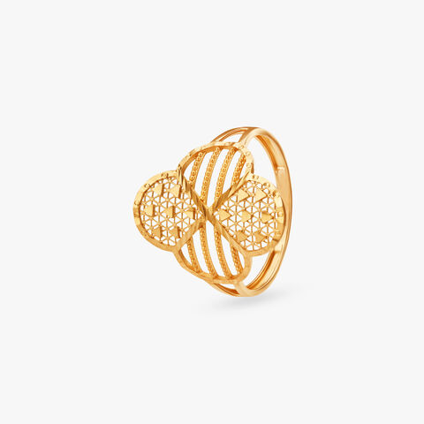 Stellar Mosaic Gold Ring