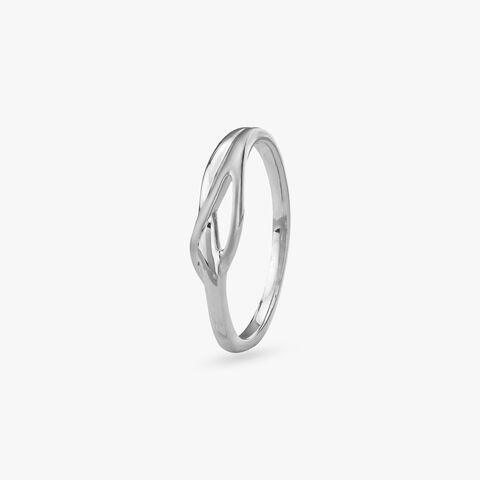 Infinity Sleek Platinum Ring