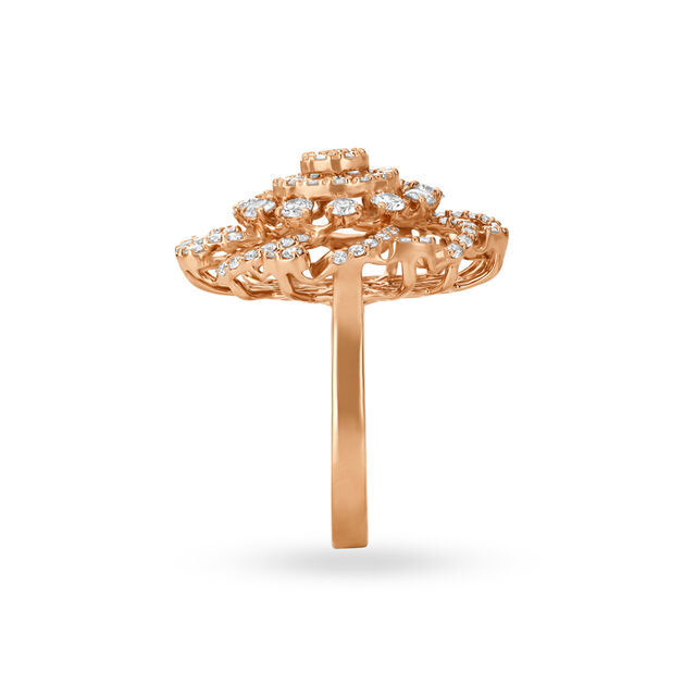 Majestic Rose Gold and Diamond Ring,,hi-res image number null