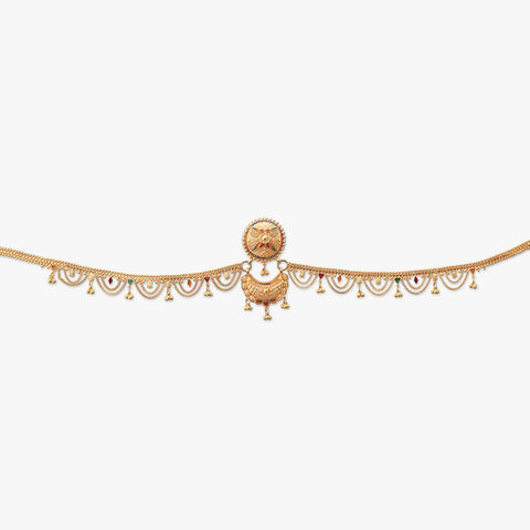 Courtyard Grandeur Gold Maang Tikka