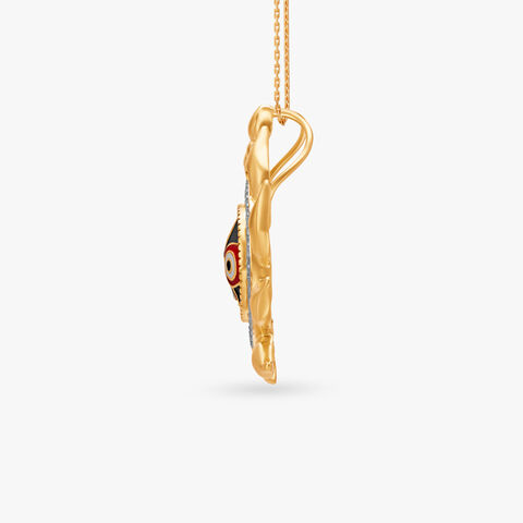 Neel Chakra Lord Jagannath Diamond Pendant