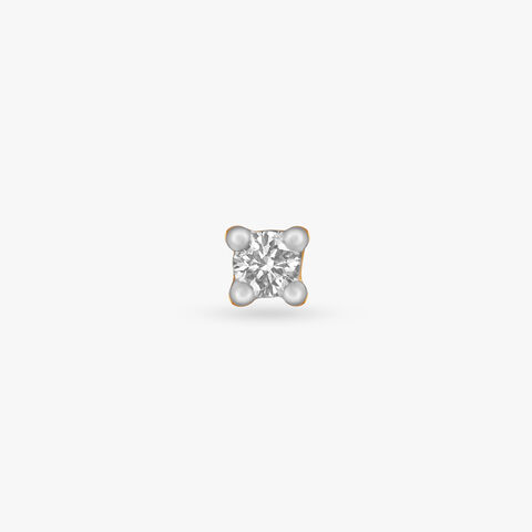 Petite Gold and Diamond Nose Pin