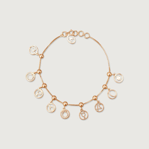 Cosmic Orbit Gold Bracelet