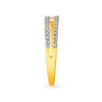 Fanciable V Shape Diamond Finger Ring,,hi-res image number null