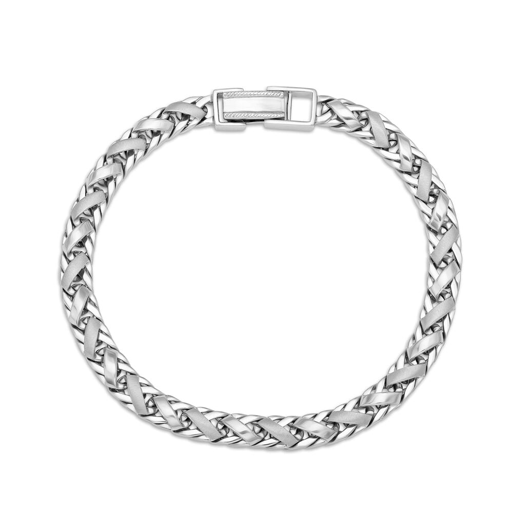 Heavy Platinum Bracelet for Men JL PTB 800