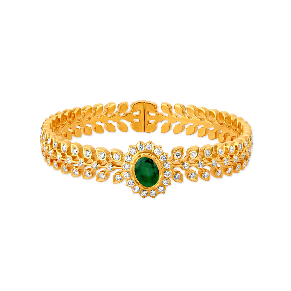 Tanishq top emerald bangles