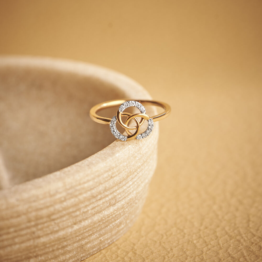 Anani: Tree Bark Textured Diamond Engagement Ring | Ken & Dana Design