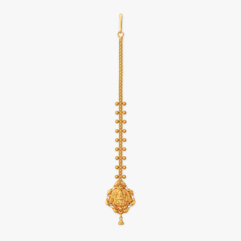 Divine Lotus Gold Maang Tikka