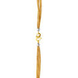 Floral Dual Toned Gold Chain,,hi-res image number null
