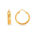 Brilliant Gold Hoop Earrings,,hi-res image number null