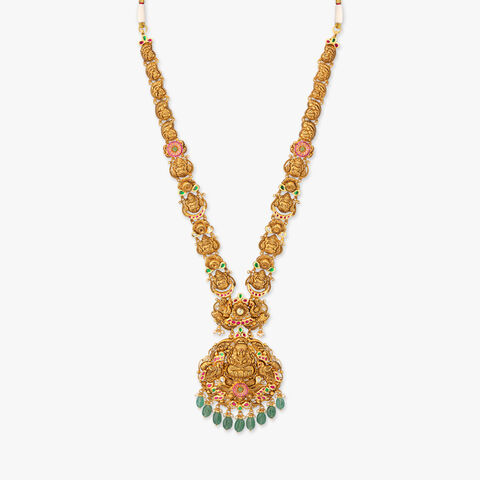 Temple Gold Bridal Necklace Set