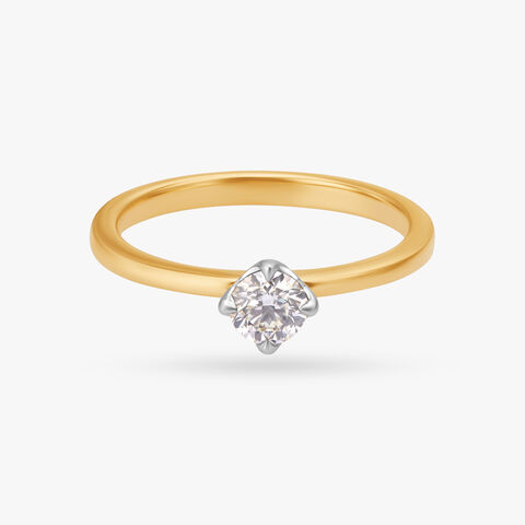 Eclipse Glow Solitaire Finger Ring